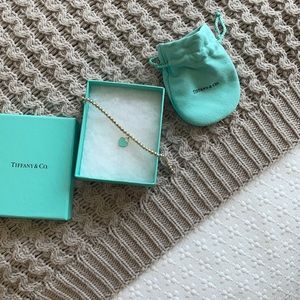 Tiffany and Co Heart Tag Bead Bracelet